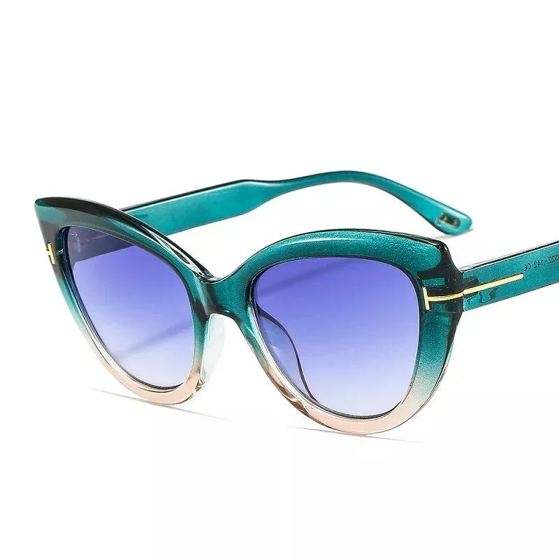 Trendy Cat Eye Sunglasses with Gradient Lens – UV400 Protection, Vintage Design