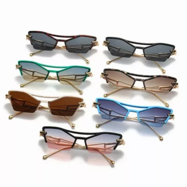 Luxury Retro Cat Eye Sunglasses – UV400 Polarized Eyewear for Men & Women
