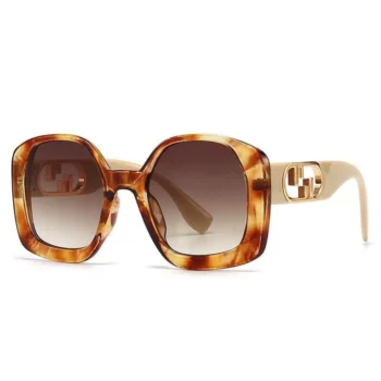 Trendy Square Oversized Sunglasses – Unisex Vintage Punk Style UV400 Shades