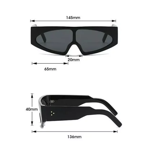 2023 Fashion Gradient Shield Sunglasses