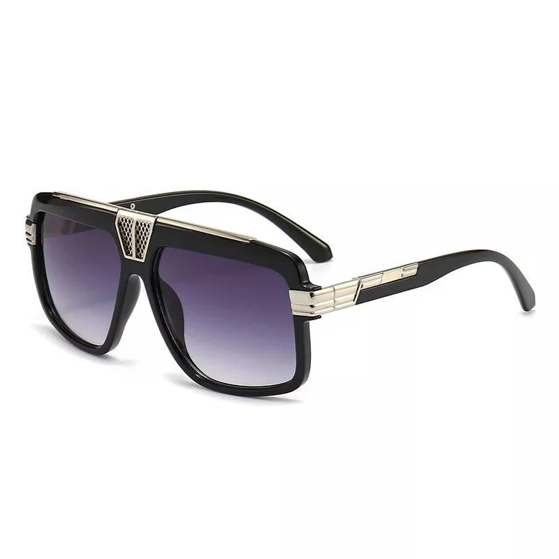 Trendy Oversized Square Sunglasses – Unisex UV400 Protective Eyewear for Outdoor Activities