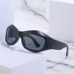 Retro-Futuristic Cyberpunk Sports Sunglasses