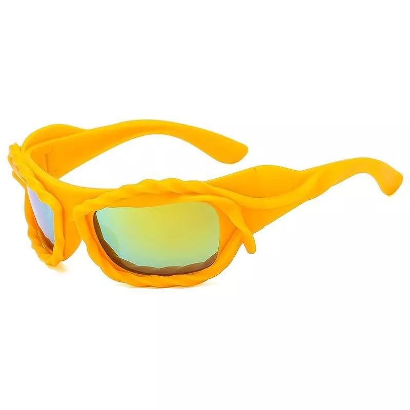 Luxury Steampunk Y2K Twisted Sunglasses
