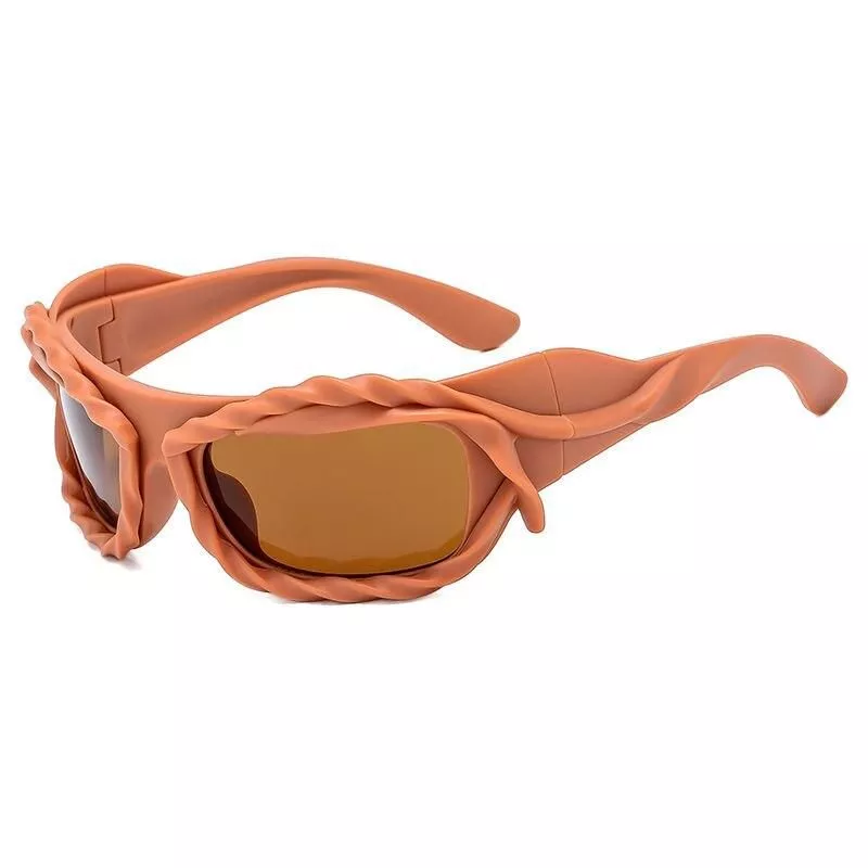 Luxury Steampunk Y2K Twisted Sunglasses