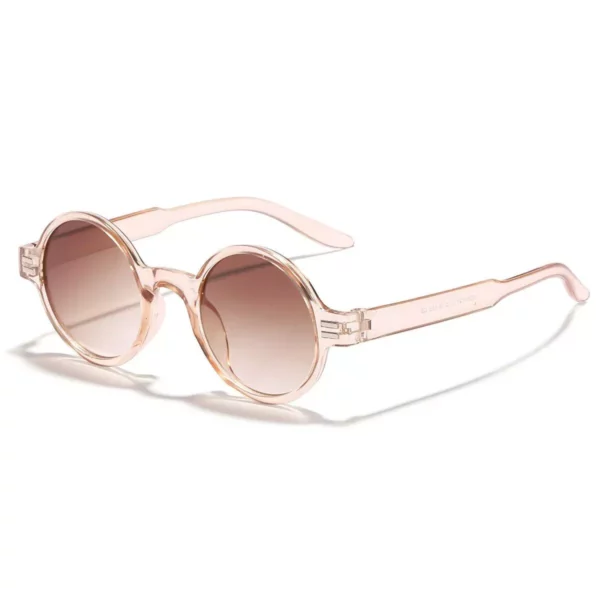 Retro Oval Sunglasses for Women – Vintage-Inspired Pink UV400 Protective Eyewear