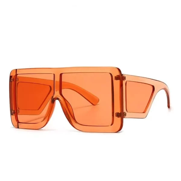 Chic Square Retro Sunglasses for Women – Oversized & UV400 Protected