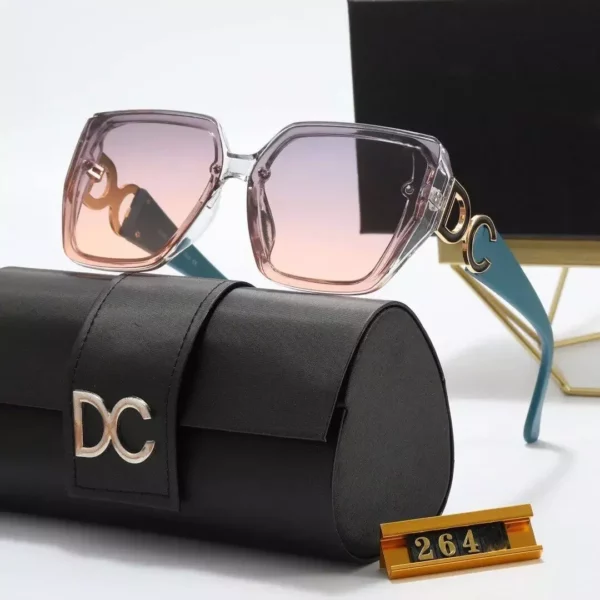Luxury Square Frame Gradient Sunglasses for Women
