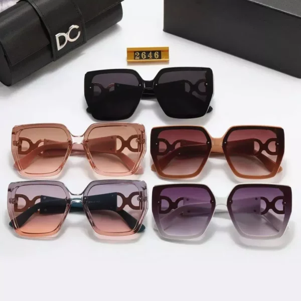 Luxury Square Frame Gradient Sunglasses for Women