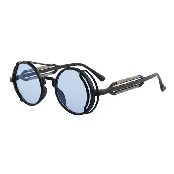 Chic Punk-Style Round Sunglasses - Image 2