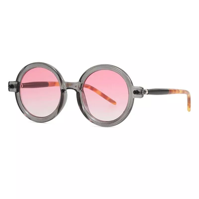 Trendy Round Sunglasses with Anti-Blue Light Protection for Men & Women