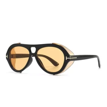 Stylish Steampunk Round Sunglasses UV400 – Unisex Retro Eyewear