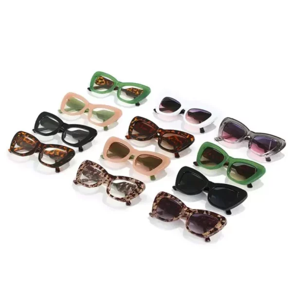 Chic Cat Eye Sunglasses – Unisex Vintage Oversized UV400 Protective Eyewear