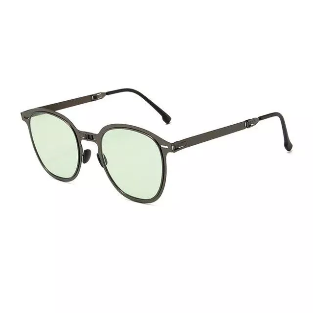 Stylish Foldable Unisex Sunglasses – UV400 Protection, Alloy Frame, Casual Eyewear