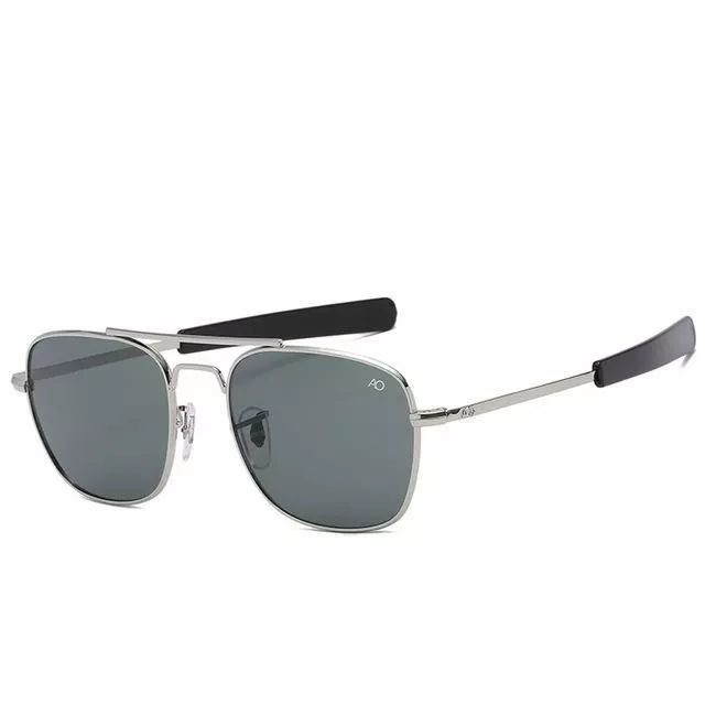 Elite Pilot-Style Sunglasses – UV400 Protective, Military-Inspired Fashion Eyewear