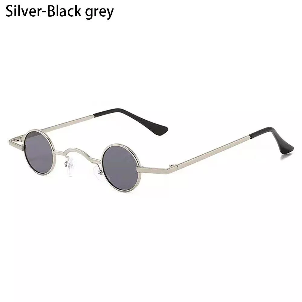 Trendy Round Metal Frame Sunglasses – UV Protection, Multiple Colors