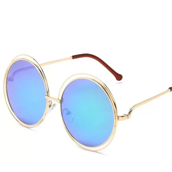 Stylish Vintage Oversized Round Sunglasses – UV400 Protection, Trendy Women’s Eyewear