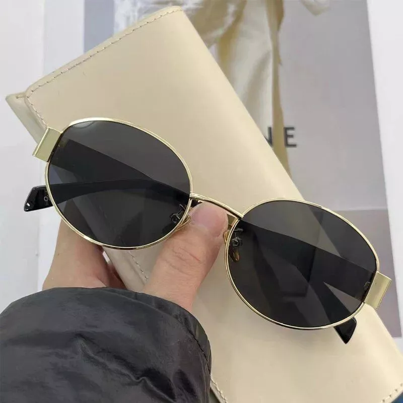 Luxury UV400 Oval Sunglasses for Women