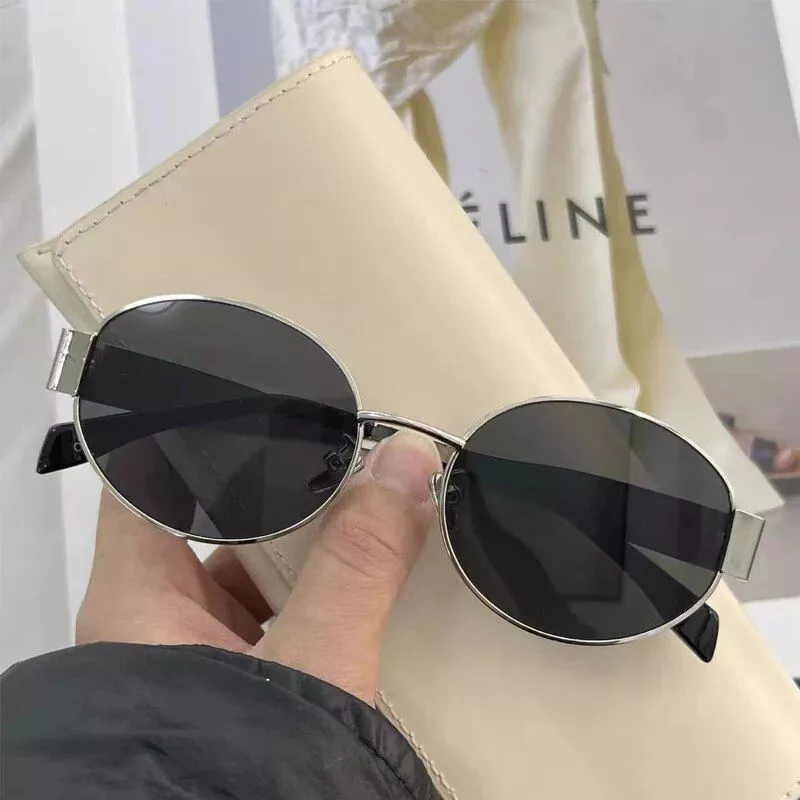 Luxury UV400 Oval Sunglasses for Women