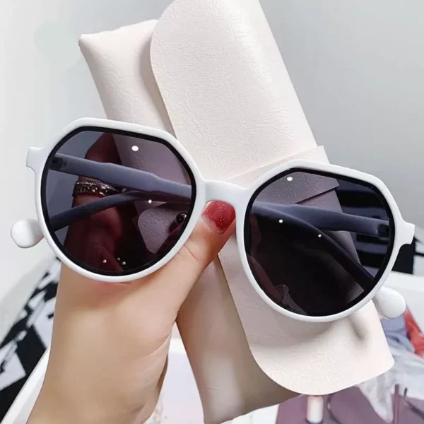 Retro Vintage Oval Gradient Sunglasses