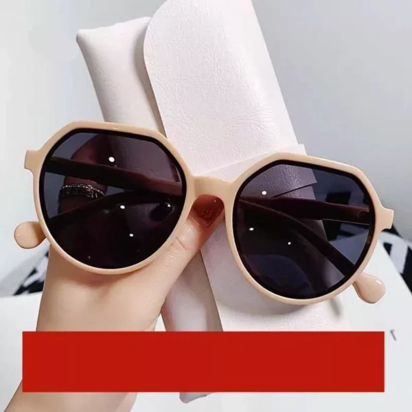 Retro Vintage Oval Gradient Sunglasses