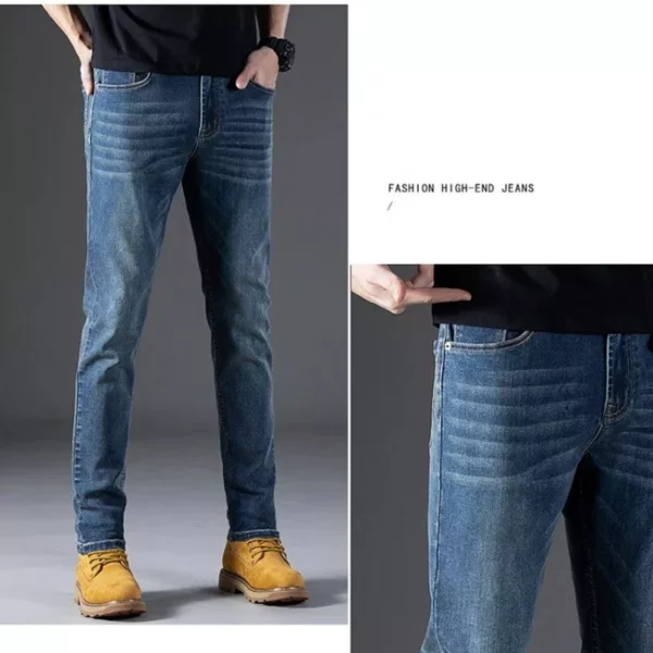 2023 Slim Fit Business Casual Jeans - Versatile Men’s Fashion - Image 7