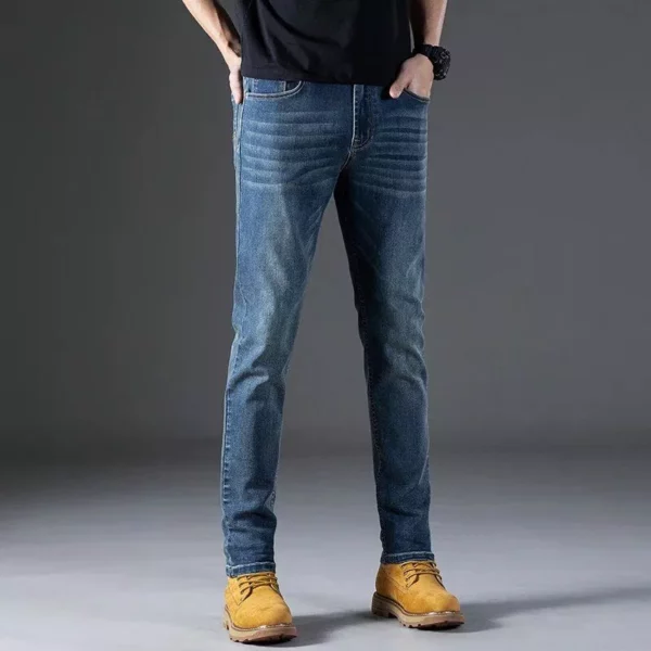 2023 Slim Fit Business Casual Jeans - Versatile Men’s Fashion - Image 2