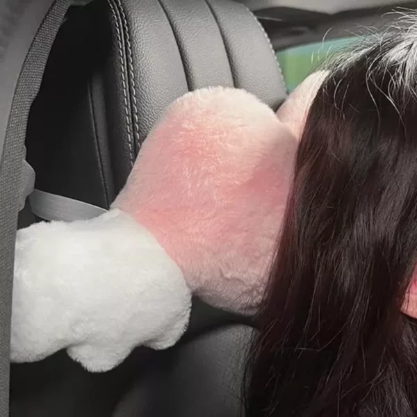 Heart-Shaped Lumbar Support Pillow for Car