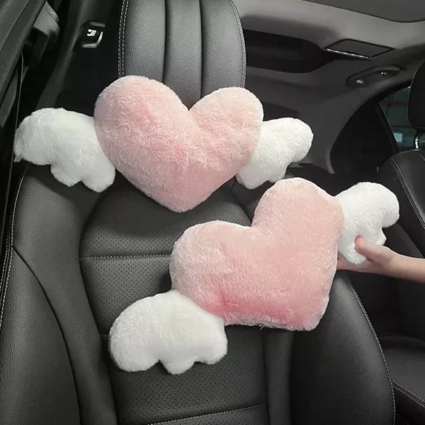 Heart-Shaped Lumbar Support Pillow for Car