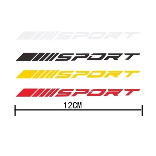 4pc Sport Racing Wheel Rim Vinyl Stripes - Image 7