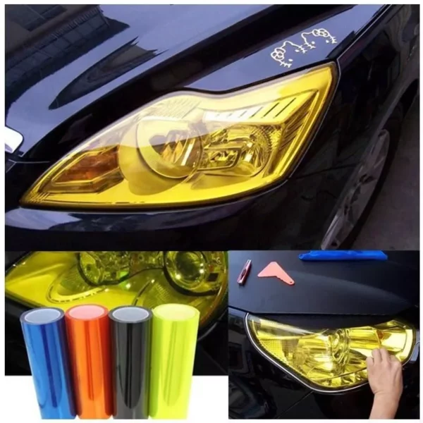 Premium PVC Car Headlight Tint Film