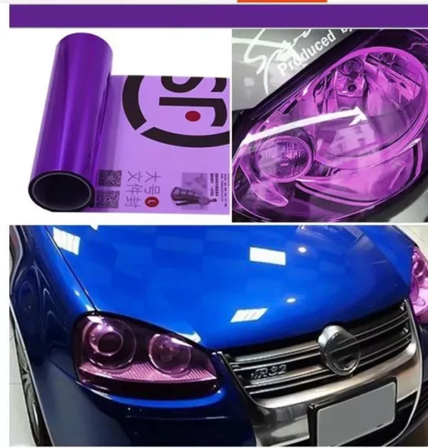 Premium PVC Car Headlight Tint Film - Image 5