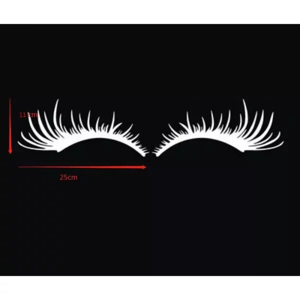 Reflective Car Headlight Eyebrow Stickers - Image 4