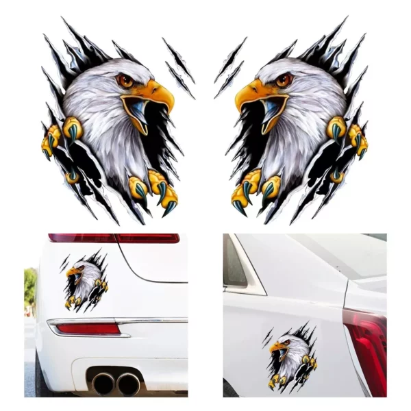 Universal Cartoon Eagle Vehicle Sticker for Full Body Decoration - Image 3