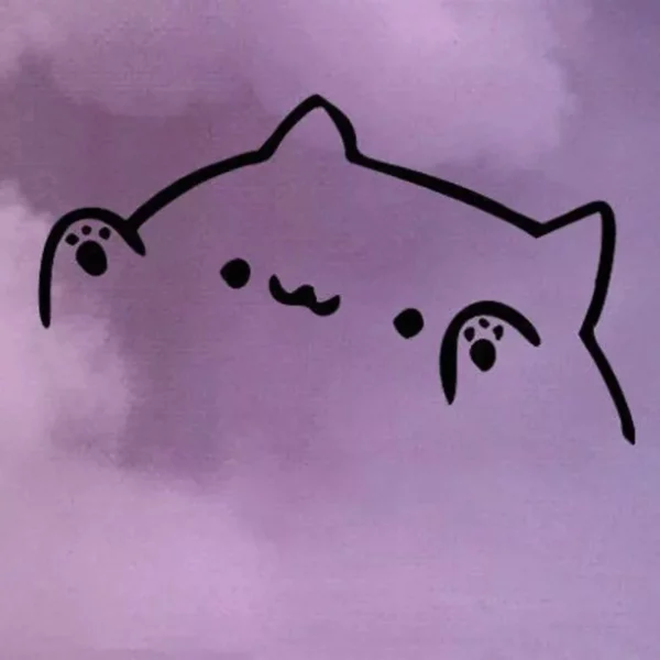 Kawaii Bongo Cat Vinyl Car Decal - Image 3