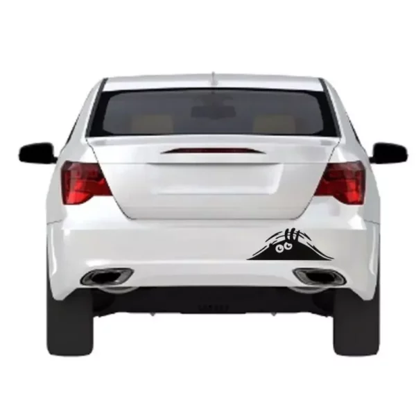 Peeking Monster 3D Car Sticker