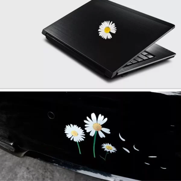 Waterproof Flower Vinyl Car Decal Set - Image 5