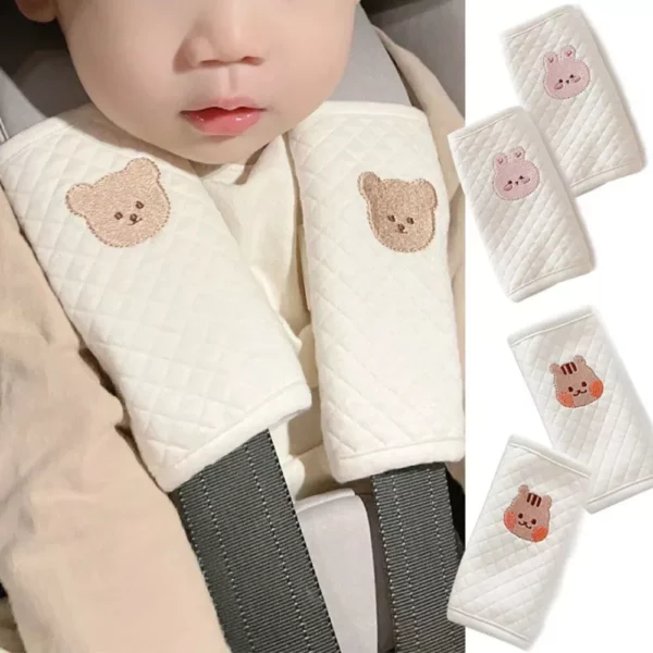 Ultra-Soft Baby Safety Seat Belt Cover - Image 2