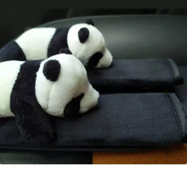 Panda Seatbelt Cushion: Plush Auto Shoulder Strap Protector for Kids - Image 5