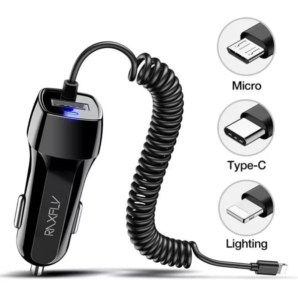 Universal Car USB Charger with Quick Charge - Image 2