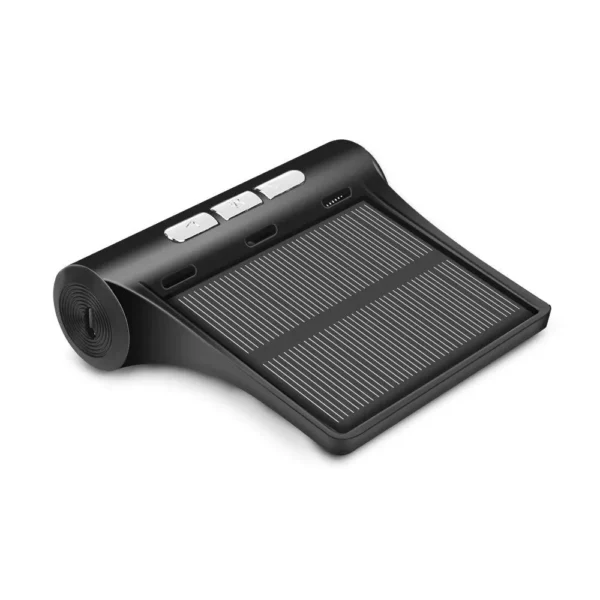 Solar-Powered Car Digital Clock with USB Charge & LED Display