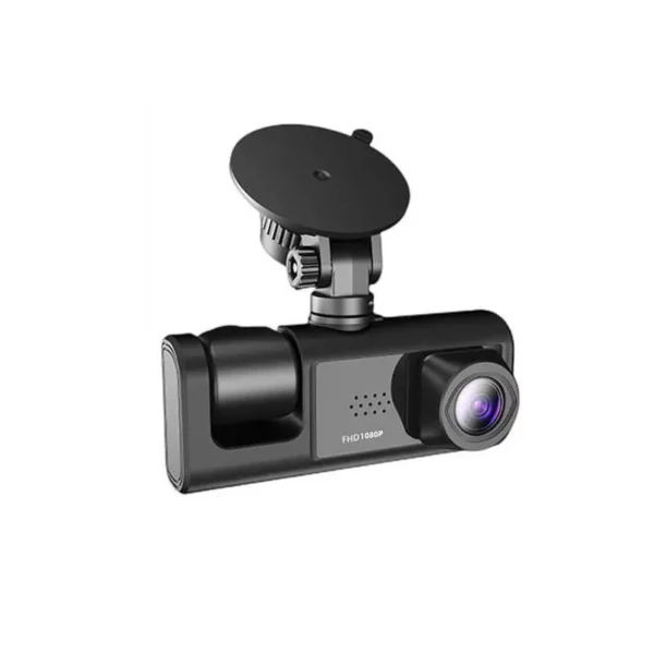 1080P Triple-Lens Dash Cam with IR Night Vision