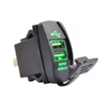 Compact Waterproof Dual USB Car Charger