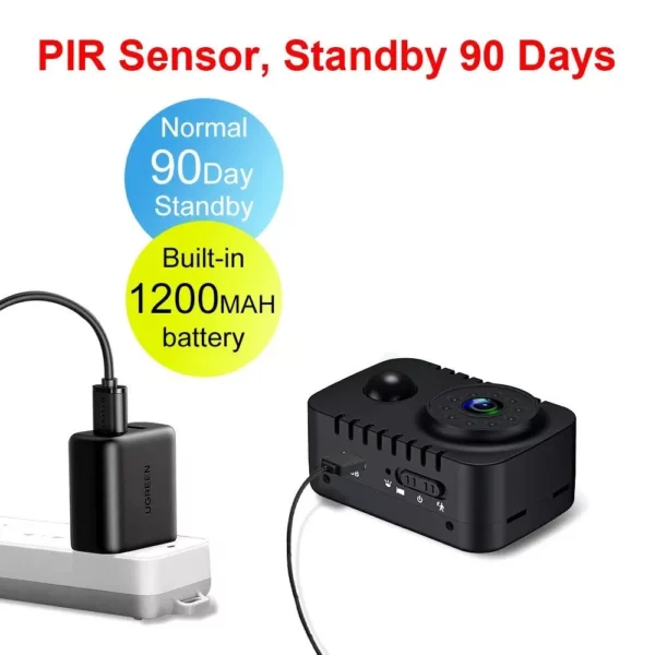 1080P Mini Body Camcorder with Night Vision & Motion Detection