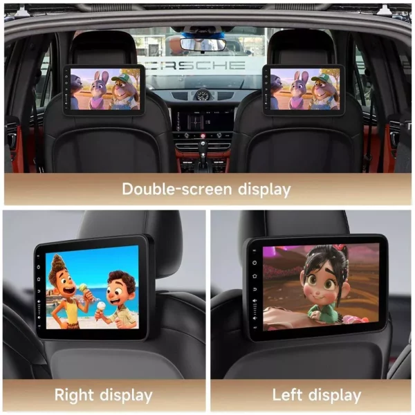 10.1″ Wireless CarPlay Android Touch Screen Headrest Monitor