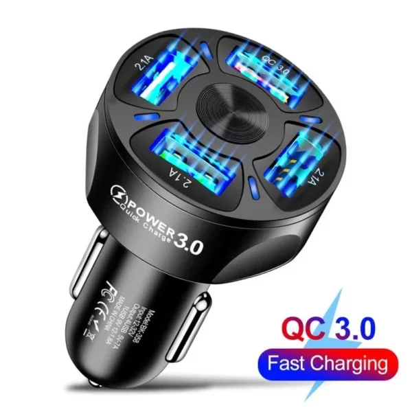 48W Quick Charge Car USB Charger - Image 2