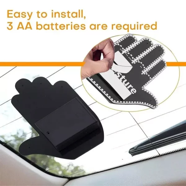 Universal LED Car Gesture Light with Remote