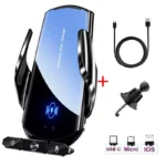 50W Wireless Car Charger with Air Vent Stand & Fast Charging for iPhone & Samsung