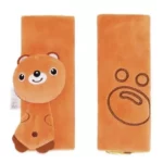 Kids Cartoon Plush Seat Belt Covers - Safety Shoulder Pads