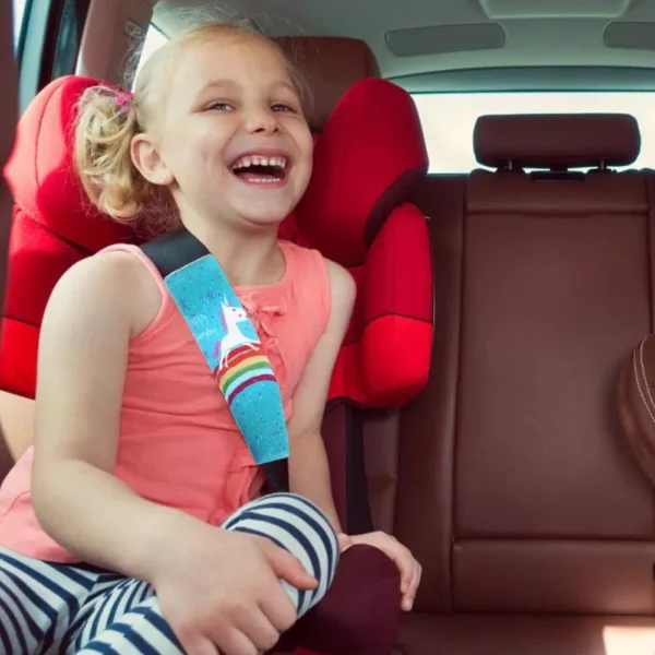 Plush Car Seat Belt Shoulder Pad Pair for Children’s Comfort & Safety