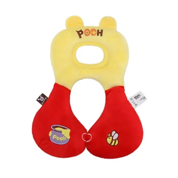 Kids' Cartoon Animal U-Shaped Neck Pillow - Comfort & Protection for Car Travels - Image 5